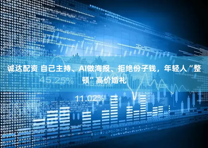 诚达配资 自己主持、AI做海报、拒绝份子钱，年轻人“整顿”高价婚礼